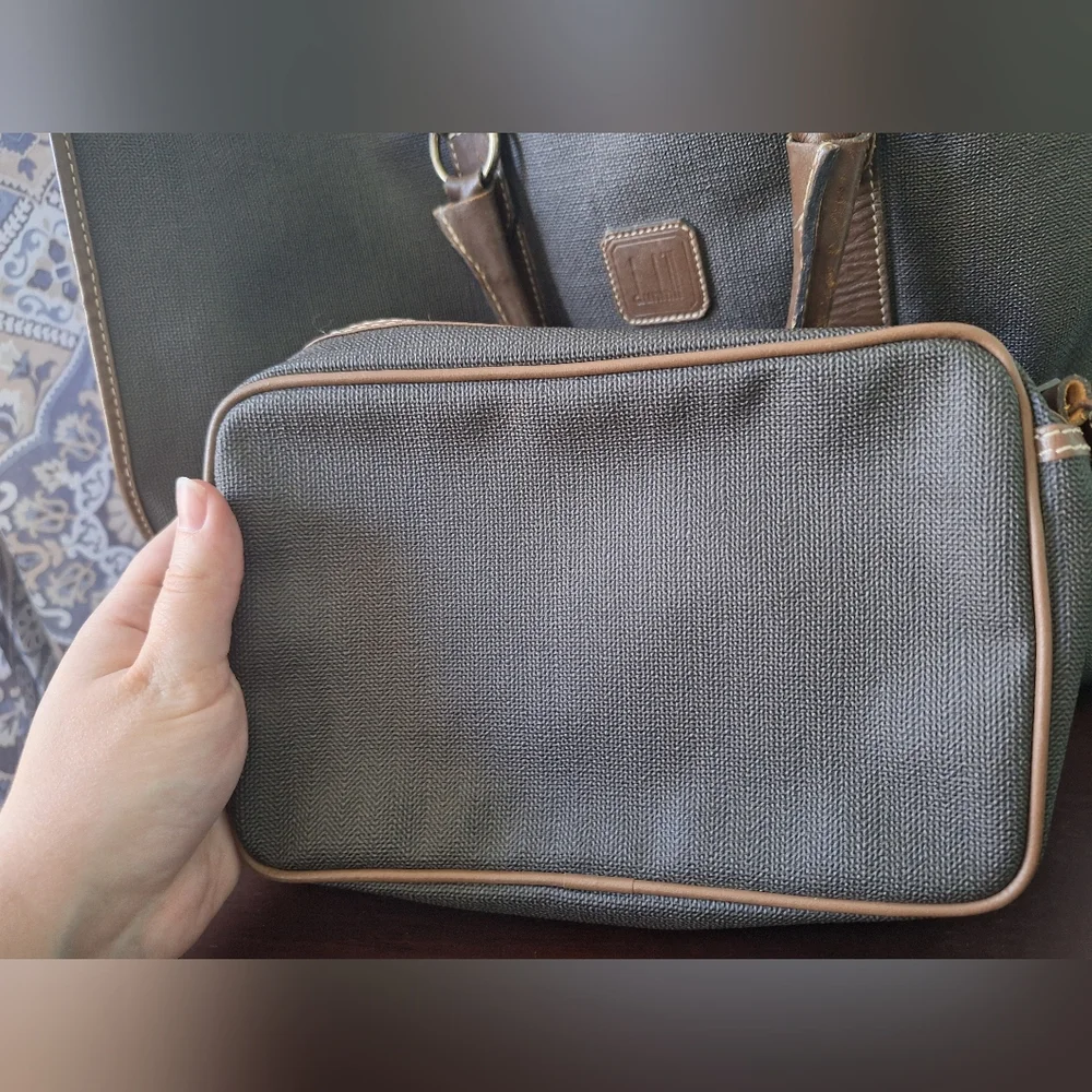 Dunhill Weekender and Wristlet Set